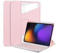 Tablet Cases Compatible with Xiaomi Mi Pad 7/7 Pro Case 11.2 Inch 2024 Detachable Wireless Keyboard S Pen Holde, 360 Degree Swivel Stand Folio Flip Smart Tablet Cover Auto Sleep/Wake Tablet Case Table