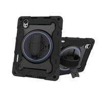 Tablet Cases Kids Case Compatible with Huawei MatePad Air 12 inch 2024,Multi-Angle Elastic Bracket+360° Adjustable Swivel Hand Strap Three-in-one Shatter-Resistant Shell, Drop-Proof,Shoulder Strap Tab