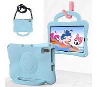 Tablet Cases Kids Case Compatible with Huawei Matepad SE 10.4inch 2022/2023,Durable Lightweight EVA Kid Friendly Shockproof Protective Cover with Handle Stand + Shoulder Strap Tablet PC Case(Light blu