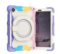 Tablet Cases Kids Case Compatible with Lenovo Tab M8 TB-8505/8505F/M8 3rd/TB-8506 8 inch Tablet Cover,Heavy Duty Shockproof TPU Case Kickstand Rugged Protective Case with Shoulder Strap Tablet PC Case