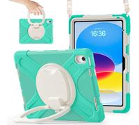 Tablet Cases Shockproof Case Compatible with iPad Mini 7 (A17 Pro)/ Mini 7th/6th Generation 8.3'' Case (2024/2021), Sturdy Cover with Rotating Kickstand,Hand/Shoulder Strap Tablet Heavy Duty Case Tabl