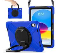 Tablet Cases Shockproof Case Compatible with iPad Mini 7 (A17 Pro)/ Mini 7th/6th Generation 8.3'' Case (2024/2021), Sturdy Cover with Rotating Kickstand,Hand/Shoulder Strap Tablet Heavy Duty Case Tabl