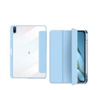 Tablet Cover Suitable For Huawei MatePad Pro 10.8”2021 MRX-W09/W19/AL09/AL19 Transparent Acrylic Back With Pencil Holder Case(Sky-Blue)