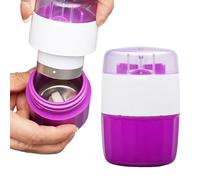 Tablet Crusher for Pills,Multifunctional 3-in-1 Pill Crusher for Tablets UK,Pill Splitter for Storage/Cutting/Grinding,Pill Crushers & Splitters for Family Kids Pets - Purple