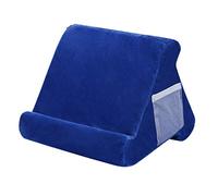 Tablet Cushion Stand,Multi-Angle Soft Pillow Lap Stand for IPad Phone Cushion Tablet Laptop Holder (blue)