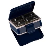 Tablet Cutter,Travel Tablets Splitter Medicine Container | Precise Cuts Safe Supplement Medication Carrier for Lovers Friends Family Grandpa