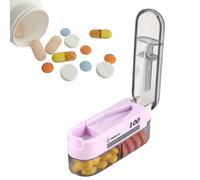 Tablet Divider, Adjustable Accessories for Cutting Medicines | Tablet Cutter and Pill Divider | for Seniors, Patients, Caregivers, Travel, Office, Weekly Planning and Family Care