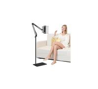Tablet Floor Stand, Height Adjustable ipad Floor Stand Compatible with iPhone iPad Pro Air Mini, Samsung Tab, Kindle, E-Readers or Other 4.5~12.9