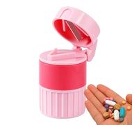 Tablet Grinder Crusher Grinder, Drinking Cup, Multifunctional | Portable Pill Case 4 In 1 Multifunctional Tablet Crusher for Small Tablets Daily Medication