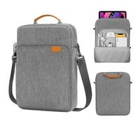 Tablet Handbag Suitable For Huawei Matepad SE 11 2024 Wool Felt Tablet Sleeve Bag Liner Sleeve Shockproof Portable Crossbody(Grey,12-13.3inch(35x25cm))