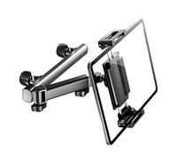 Tablet Holder for Car, Telescopic Headrest Tablet Mount, Aluminum Alloy, ABS Adjustable Folding Car Phone Stand, Perfect Accessories for Thanksgiving, Christmas, Chinese New Year, 24.2x15.2x11.3cm