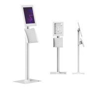 Tablet Holder Tablet Floor-Stand 12.4"-13" White Maclean