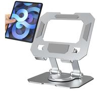 Tablet Holder, Tablet Holder | Adjustable 360 Degree Rotating Tablet Holder - Foldable and Folding Monitor Stand for on the Go Tablet Holder for Tablets, Monitors & More