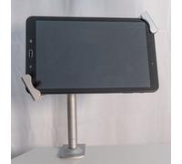 Tablet Holder with Lock Mounting Metal in Gray for Tablet from 9" to 13"
