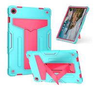 Tablet PC Bag, Case Case For Samsung Galaxy Tab A9 Plus SM-X210/X216/X218 11inch,with Kickstand Three-Layer Hybrid Full Body Case Rugged Shock-Proof Fall Protection Cover(Light Green+ROSERSD)
