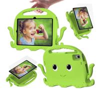 Tablet PC Bag, Case For Lenovo Tab M10 Plus 10.3 Inch/K10 10.3" TB-X606F/TB-X606X/TB-X6C6F/TB-X6C6X Case, Lightweight Shockproof Kids Cover, Anti-Slip Corners Tablet Case with Shoulder Strap(Green)