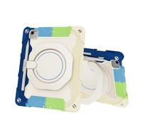 Tablet PC Bag, Case Kids Case For iPad Air 11inch (M3 2025 7th/Air 11inch M2 2024 6th) Tablet Cover,Heavy Duty Shockproof TPU Cases Kickstand Rugged Protective Shell with Shoulder Strap(Blue)