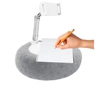 Tablet Pillow Holder - Rotating Telescopic Desktop Cell Phone Holder | Adjustable Non-Slip Soft Plush Dressing Table | 360° Swivel Arm for Sofa Li