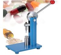 Tablet Press Machine,3-12mm Lever-type Tablet Press, Manual Steel Single Punch Powder Tablet Press Machine Pill Stamping Maker Tableting Tool, Stainless Steel Mold 8mm