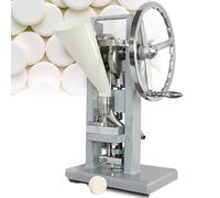 Tablet Press Machine, Hand-Crank Powder Press for Pills, Manual Stamping Machine, Adjustable Thickness 0-6mm, Output 0-2000 Pieces/Hour