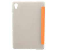 Tablet Protective Cover for M40 Air and P30HD, Imitation Leather Case with Precise Hole Position Design, Multi - Angle Adjustable Stand for Online Classes and Video (Orange)