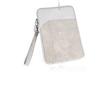 Tablet Sleeve Bag, Portable Soft Carrying Case for 9.7" 10.5" 11" iPad Air, Universal Protective Pouch for Xiaomi Huawei Samsung 9.7-10.8 Inch Tablet (Light Grey)