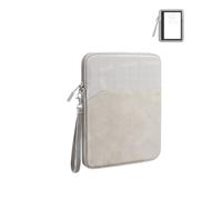 Tablet Sleeve for HUION Note E Digital Notebook 8.4",WUNIAK 360° Protective Carrying Case, Water-Resistant Storage Bag for HUION Note E Digital Notebook 8.4",Light Grey.