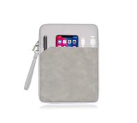 Tablet Sleeve for Onyx Boox Leaf2/Leaf3/Leaf3 C/Page/Galileo/Go 7 Color 7 Inch,Soft Fabric with Zippered Closure,Shockproof,Lightweight and Portable,Waterproof,Light Gray