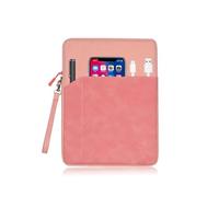 Tablet Sleeve for Onyx Boox Leaf2/Leaf3/Leaf3 C/Page/Galileo/Go 7 Color 7 Inch,Soft Fabric with Zippered Closure,Shockproof,Lightweight and Portable,Waterproof,Pink