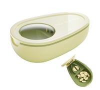 Tablet Splitter - Pill Cutter Dispenser Tool | Departments of the Travel Capsule, Precision Medication Slicer for Pocket Bag Purse, Portable Pill Storage Box for Seniors Kids Pill's Organizer