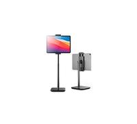 tounee Portable Monitor & Tablet Holder Stand, 4.4lb (2kg) Holding Strength, Height Adjustable Up to 18.11", Ideal for 4.7"-16" Devices (15.6" Portable Monitors, iPad, iPhone, Kindle) - Black