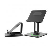 Tablet Stand Holder Fits iPad Desk Mount 360° Adjustable Foldable Cookbook Stand Recipe Book Holder Desk Organizer Office Supplies for iPad, Books, Cookbooks, etc