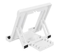 Tablet Stand Plastic Five Gears Support Height Adjustable Storage Mobile Phone Stand Tablet PC Desktop Bracket 7-11 Inch with Soft Rubber Pad for E-Reader