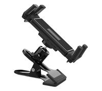 Tablet Stand - Portable Adjustable Holder | ABS Clamp Mount - Flexible Secure Tablet Stand For Reading Streaming Drawing Bedside Car Airplane Treadmill Travel Convenience For Home And On The Go