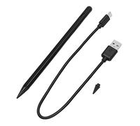 Tablet Stylus, Type C Charging Interface Simple Operation High Accuracy Glossy Writing Magnetic Stylus Pen for Pro 11in 1 2 3 4 Generation for Kids (Black)