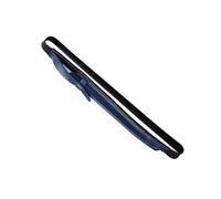 Tablet Touch Pencil Sleeve Holder for Pro and Mini, Blue Pu Leather | Elastic Pocket Style, Secure Hold and Shock Protection, Easy Removal for Notebook Use and Storage