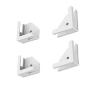 Tablet Wall Mount Holder - Phone Rack, Secure Fixture | Minimalist Support Clamp with Tape Install, Wall Display Station for Kitchen Screens and Bedside Media Viewing, Unique Style Tool