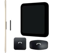 Tablet Wall Mount - Magnetic ABS Holder, Portable Wall Glass Mount with Patches, Solid Tablet Holder for Tablet Display, Display Navigation Media, Lightweight, Safe, Removable Desi