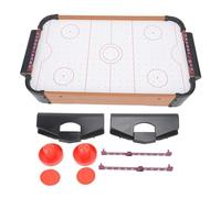 Tabletop Air Hockey Game Battery Operated Table Top Air Hockey Table Fun Table Top Game Leisure Puzzle Interactive Toys for Kids Teens Adults