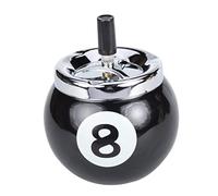 Tabletop Ashtray Ashtray with Lid Billiard Supplies Accessories Black Eight Billiard Ashtray Desktop Ornament for Home Office