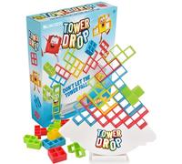 Tabletop Balancing Game for Kids and Families Colourful Dexterity Skill Board Game Challenge for 1-4 Players Indoor Childrens Party Stage Game Toy Fun Strategic Entertainment UK