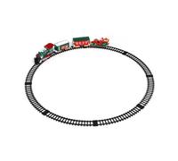 Tabletop Christmas Train Accent Set with Rotating Track, Music, Lights, Battery Power, Seasonal Decor for Tree, Floor Home Placement Musical Holiday Train Lighted Rotating Track Decor Battery Operated