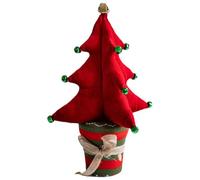 Tabletop Christmas Tree - Desktop Holiday Ornament, Festive Mini Tree Decoration, Decorative Craft for Holiday Party Table, Home Display and Photo Props, 9.06x13.39 Inches