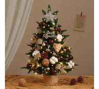 Tabletop Christmas Tree Xmas Desktop Mini, Artificial Small, Snow Flocked Decorations For Holiday Décor(A,60cm)