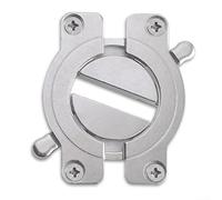 Tabletop Connector, 4-Pack Stainless Steel Corner Brackets for Table Combination and Fastening, Desk Lock for Office and Dining Tables