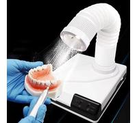 Tabletop Dental Vacuum Cleaner - Portable Dust Collector with Retractable Suction Tube for Nail Salon, Dental Lab, and Daily Life
