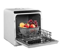 Tabletop Dishwasher Automatic Countertop Portable Mini Dish Washer, 220V Spray up and down 360° Azimuth for a 6-port 6 Set Meal Large Capacity practical