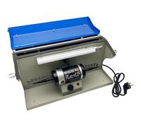 Tabletop Dust Collector Polishing Buffing Machine with Light, Bench Top Polisher for Jewelry Gold Silver DIY, 1100CFM 1200W