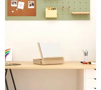 Tabletop Easel Solid Pine Wood 33.5x25.5x7 cm Foldable Brown Desk Stand Natural