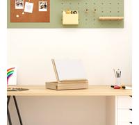 Tabletop Easel Solid Pine Wood Natural 33.5x25.5x7cm Foldable Storage Drawer Art